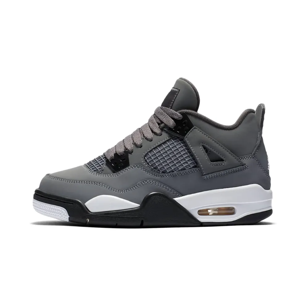 Air Jordan Nike AJ IV 4 Retro ‘Cool Grey’ (GS) (2019) (408452-007)