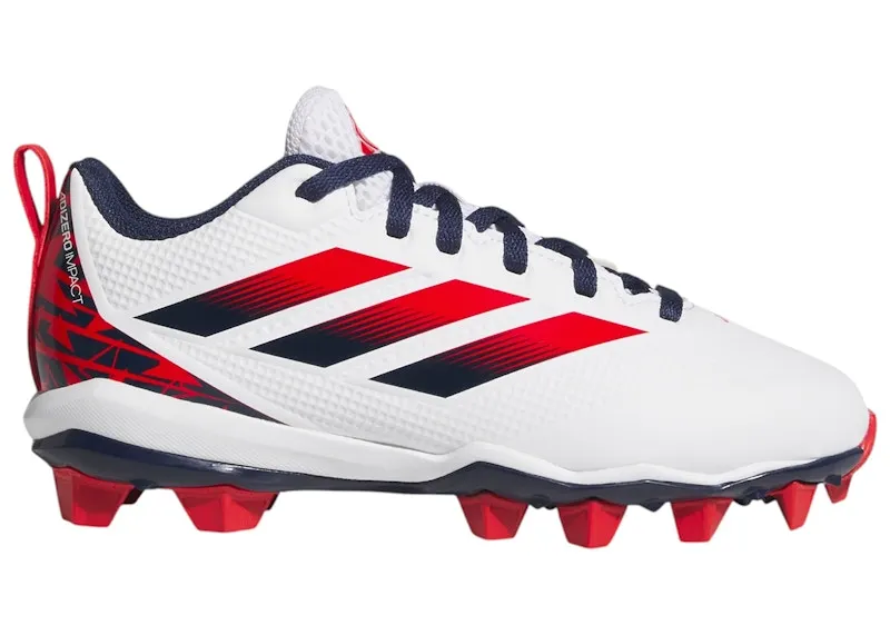 adidas Adizero Impact Molded Rubber 2.0 USA White Navy Collegiate Red (KK1073)