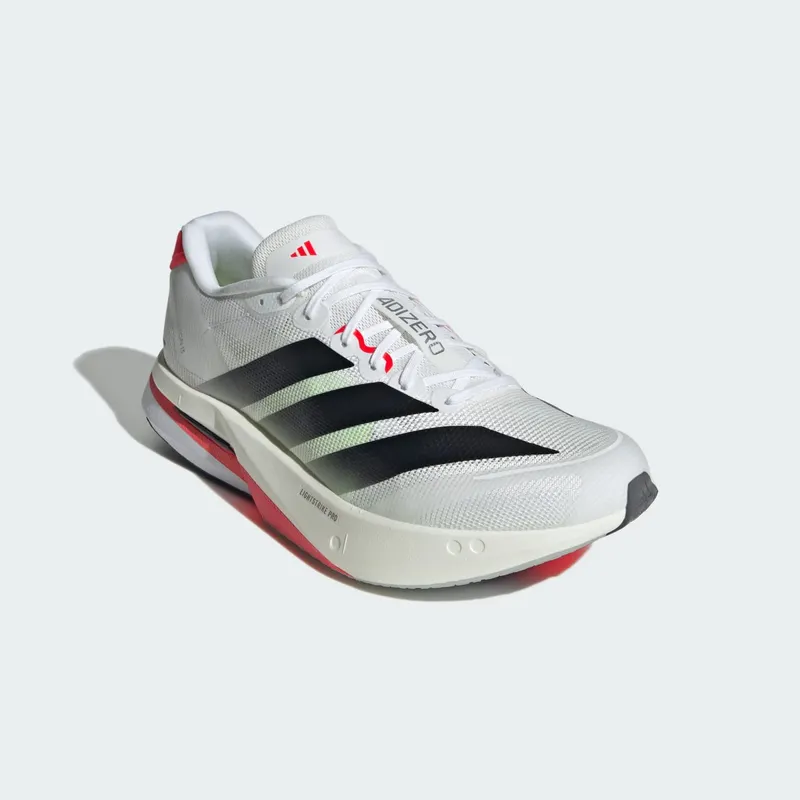 Adidas Adizero Boston 13 Cloud White / Core Black / Lucid Red (JS4932)