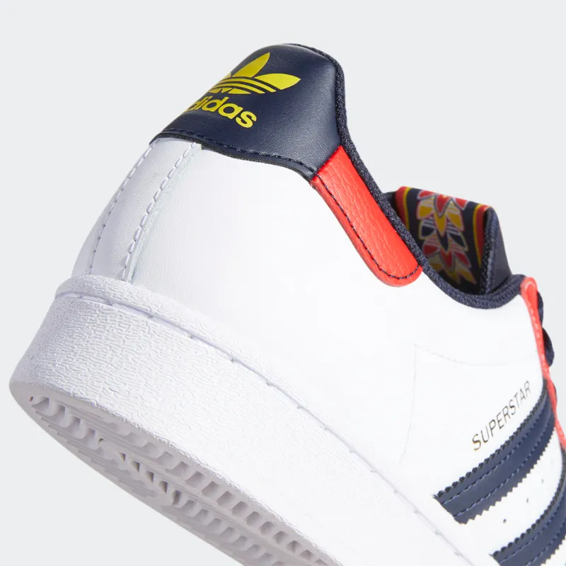 adidas Superstar Cloud White / Legend Ink / Red (H05250)