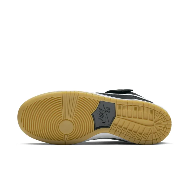 Nike SB Dunk Mid Orange Label Black/White-Black-Gum Light Brown (CD6754-001)