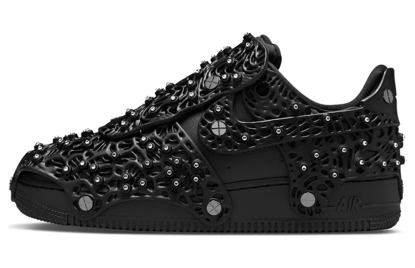 Nike x Swarovski Air Force 1 Low LXX Triple Black (CV7668-001)