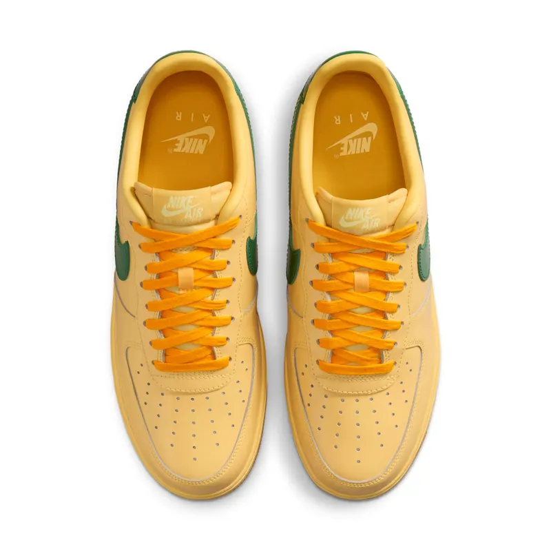 Nike Air Force 1 Low “Patent Leather Topaz Gold Pine Green” (IO4489-700)