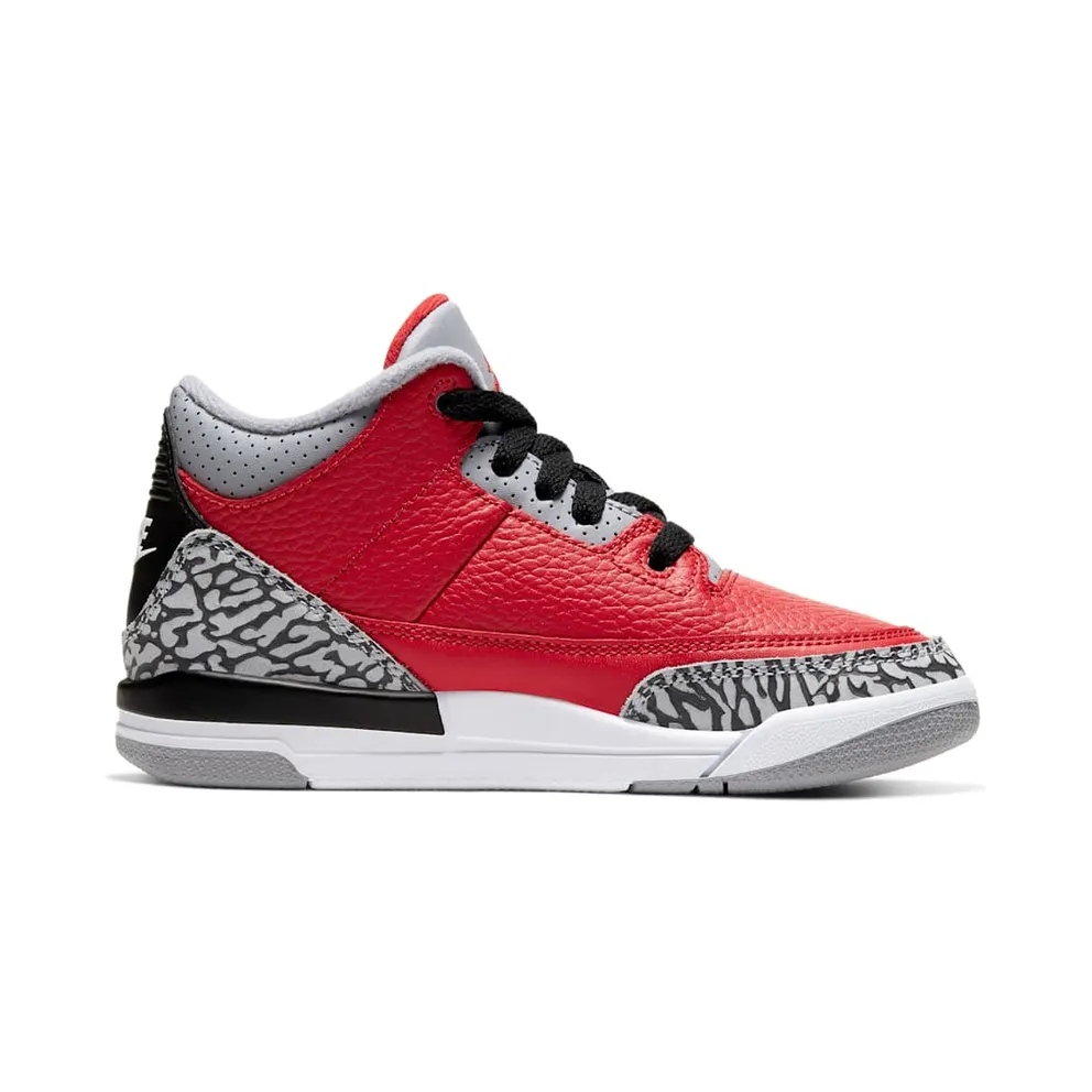 Jordan 3 Retro SE Fire Red (PS) Fire Red/Fire Red-Cement Grey-Black (CQ0487-600)
