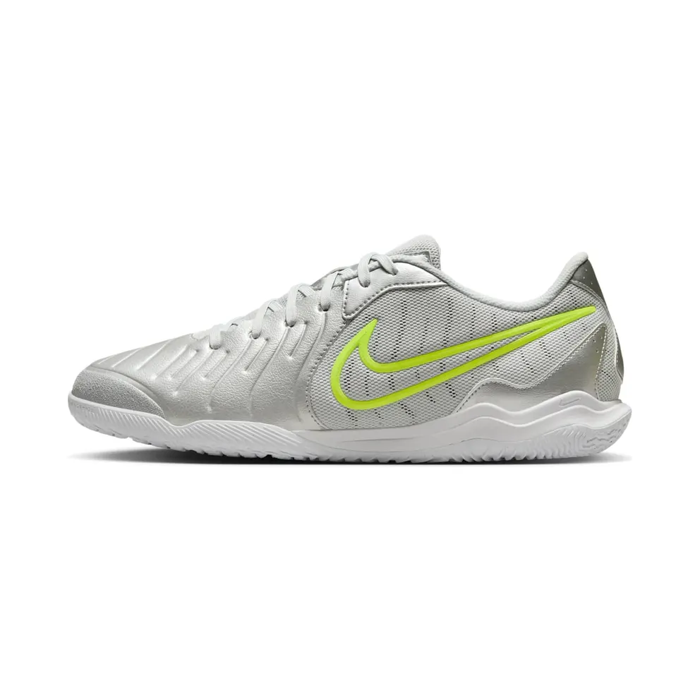 Nike Tiempo Legend 10 Academy IC Metallic Silver Volt White (DV4341-001)