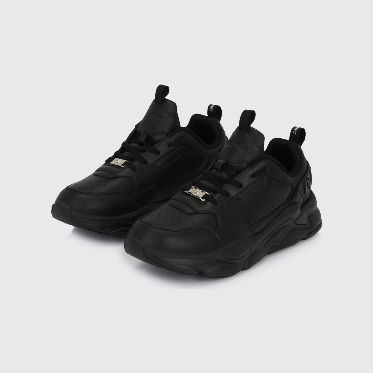 Plein Sport Ghost X Leather Sneakers Black 1 (FAESUSC0855SLE004N0202)