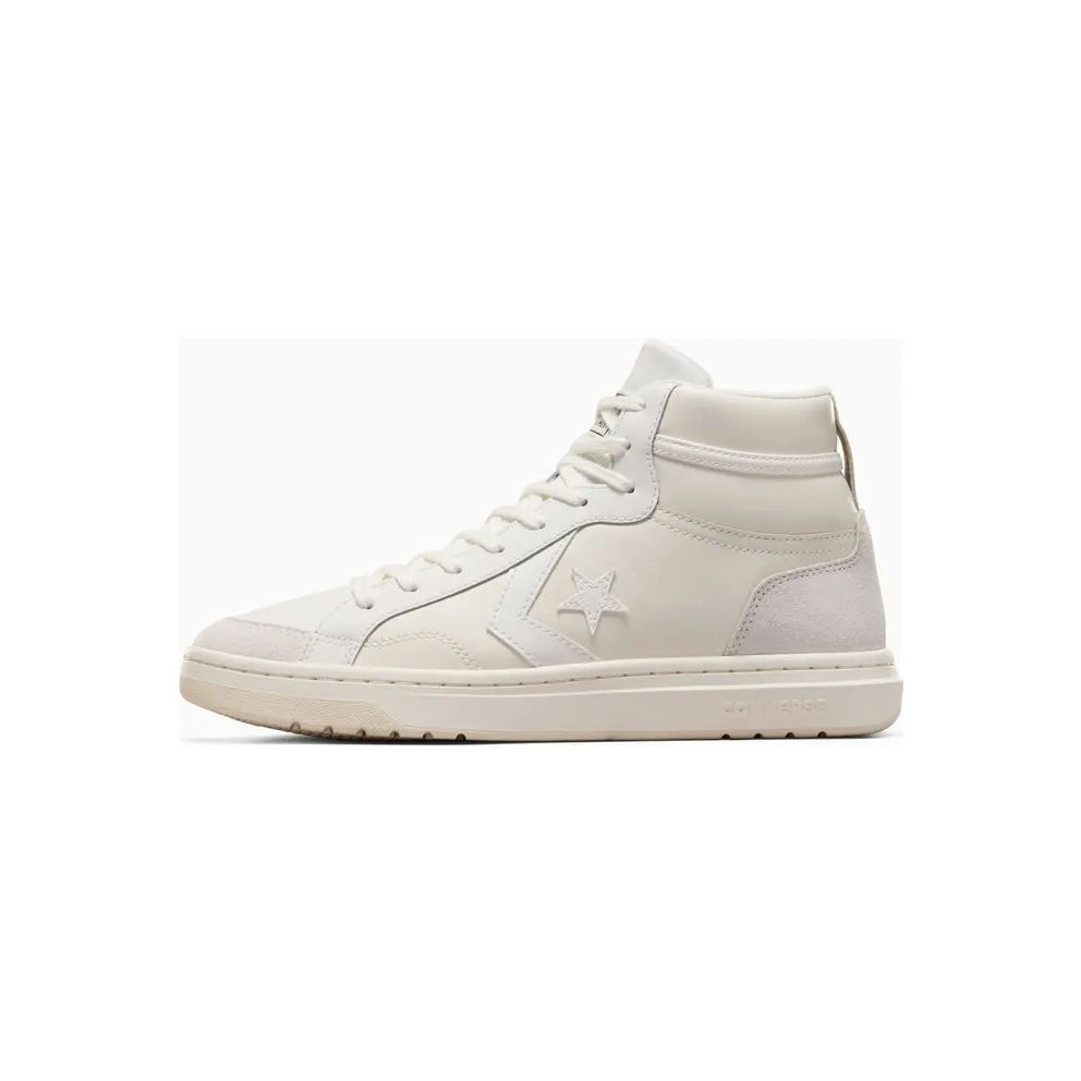 Converse Pro Blaze Classic Leather & Suede Egret/Vintage White (A09082C)