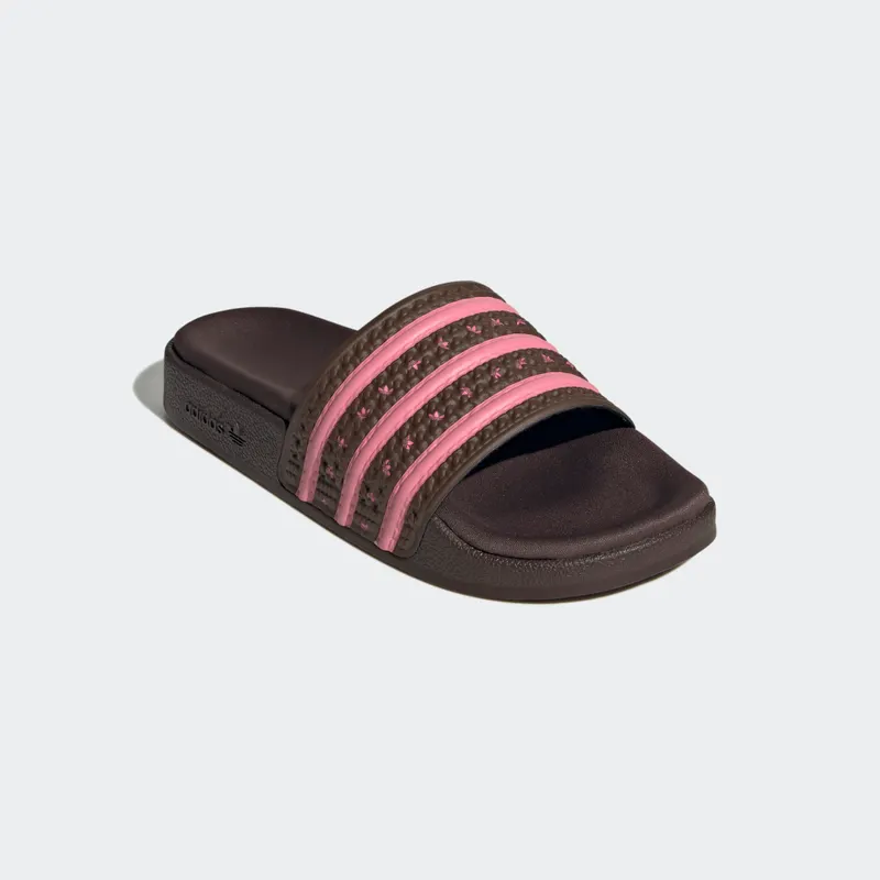 Adidas Adilette Slides Brown / Bliss Pink / Pulse Magenta (GX9576)