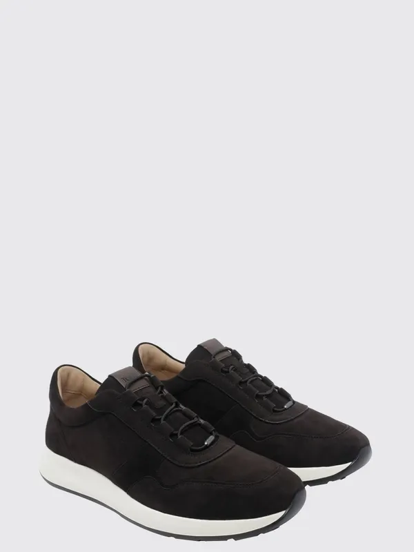 Tod’s Red Dot Suede Calfskin Slip-On with Elasticated Laces Brown (XXM79K0IP51U7Z0ZQ7)