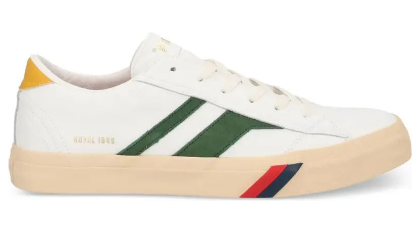 Pro-Keds Leren sneakers met vlakken – Wit (RC226SLLSWH00007)