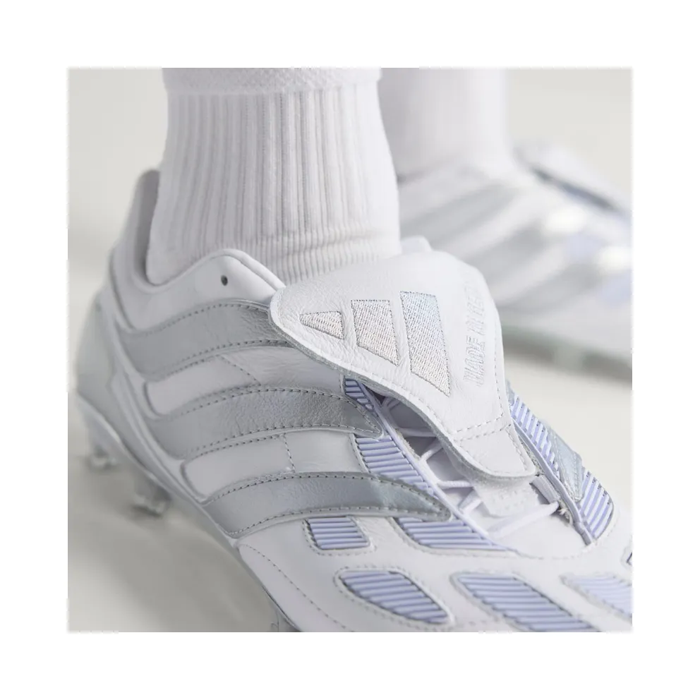adidas Predator Precision FG White Silver Metallic Made in Germany (JS0571)