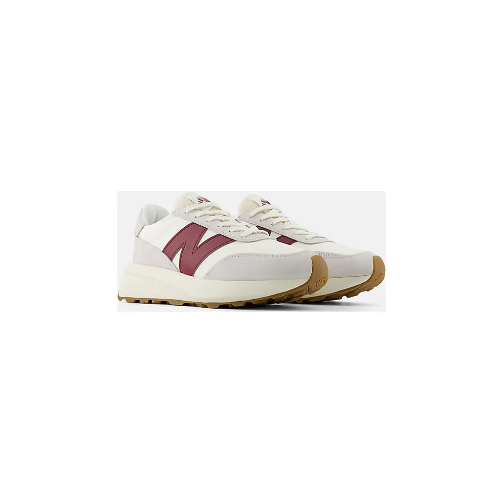 New Balance 370 Sea Salt Classic Crimson Gum (U370CB)