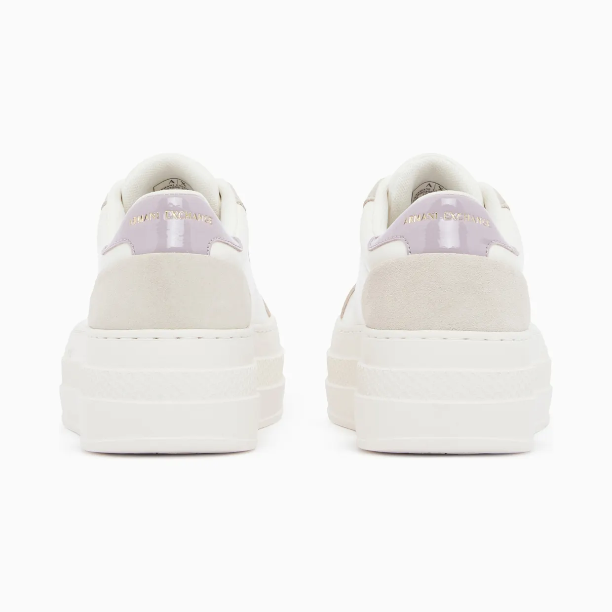 Armani Low Cut Sneakers With Coated And Split Leather Upper (XW003069-AF28692-MZ995) (4)