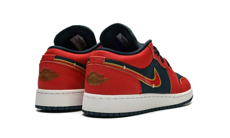 Jordan 1 Low GS “Armory Navy Sport Red” (FQ7380-400)