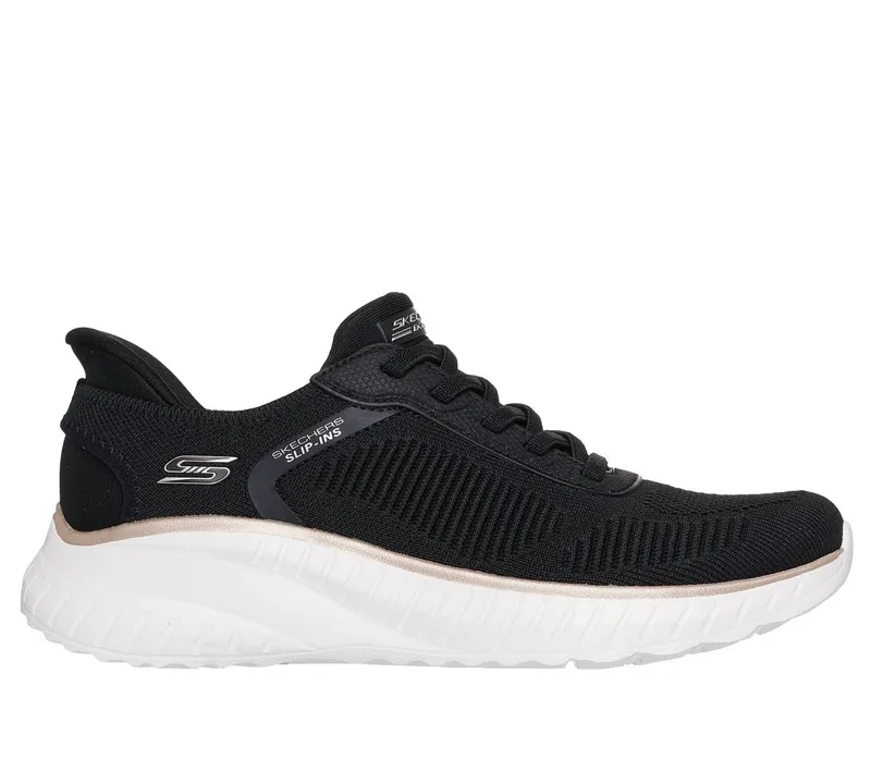 Skechers Slip-ins: BOBS Sport Squad Chaos Sneaker Black/Gold