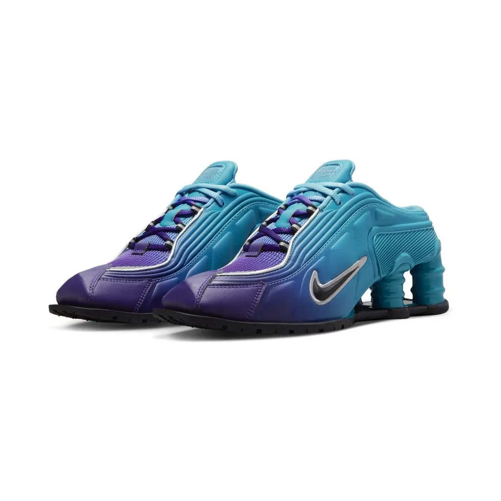 Nike x Martine Rose Shox MR4 Scuba Blue/Metallic Silver/Black (DQ2401-400)