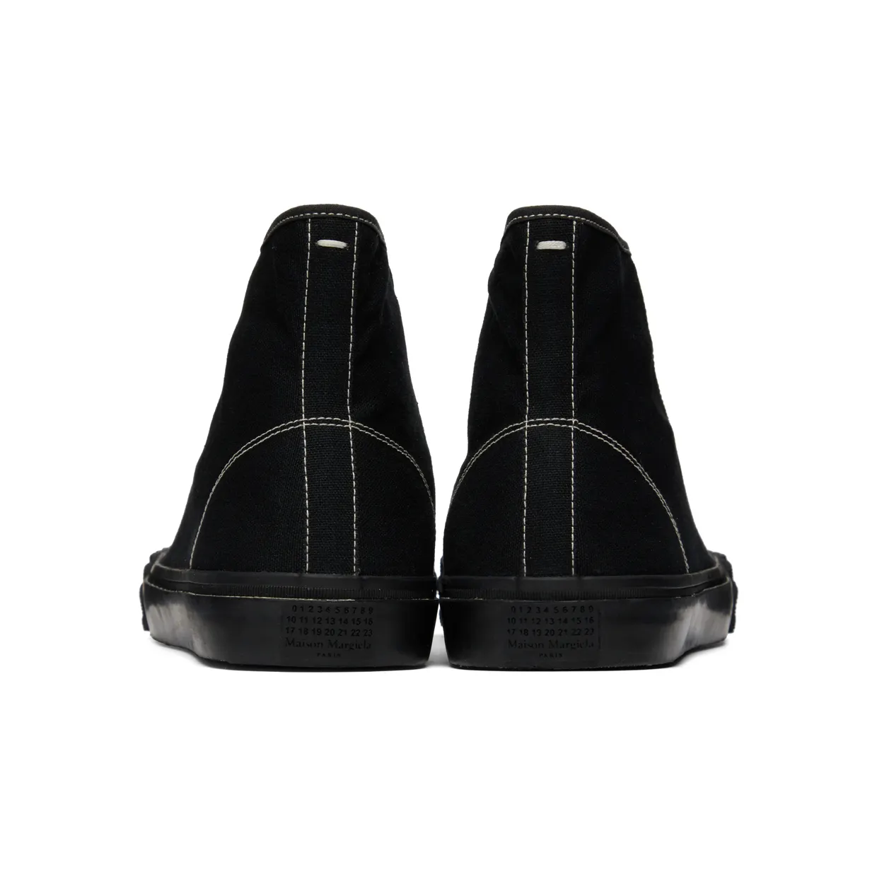 Maison Margiela White Canvas High-Top Sneakers (S57WS0440 P4291) (2)
