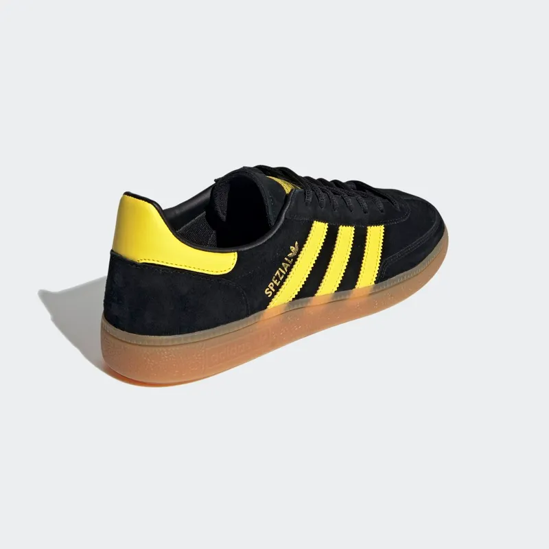 adidas Handball Spezial Core Black / Yellow / Gold Metallic (FX5676)