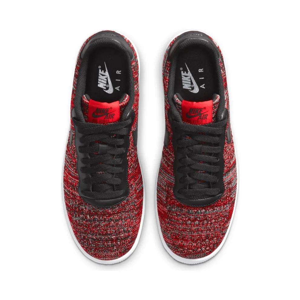 Nike Air Force 1 Flyknit 2.0 University Red Black University Red/Wolf Grey-White-Black (CI0051-600)
