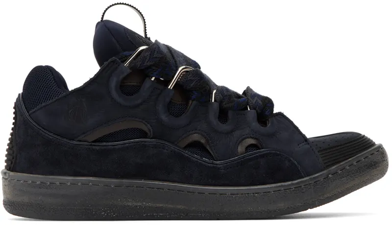 Lanvin Navy Curb Sneakers (FM-SKRK11-TRAG-A22)