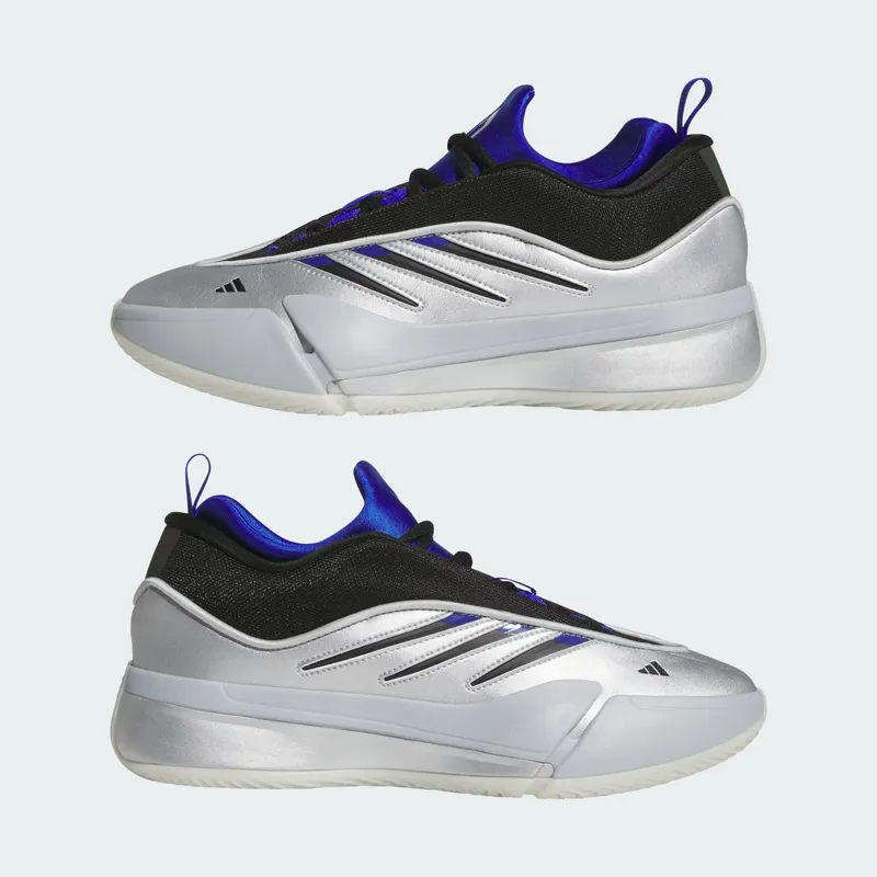 Adidas Dame 9 Silver Metallic / Core Black / Lucid Blue (JH6633)