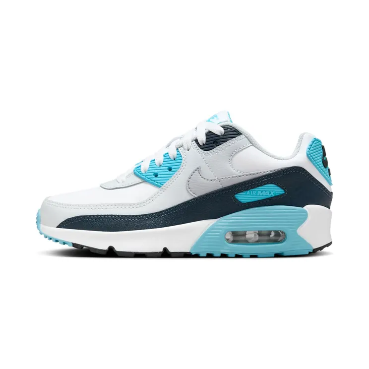 Nike Air Max 90 Wit/Baltic Blue/Armory Navy/Wolf Grey (HF6358-100)