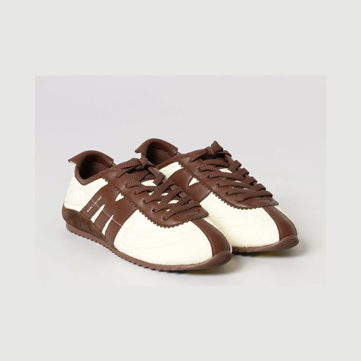 Marc Jacobs Leather and Nylon The 400 Bleecker Runner Sneakers White (2S6FSN001F29707)