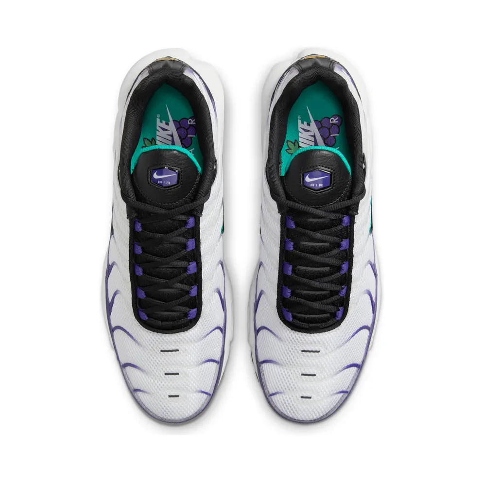 Nike TN Air Max Plus Grape – “White / Black / Grape Ice / New Emerald” (DM0032-100)