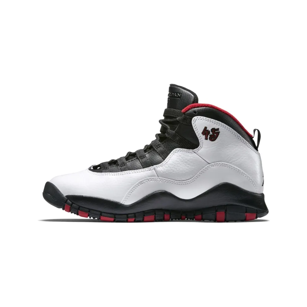 Jordan 10 Retro Double Nickel (GS) White/Black-True Red (310806-102)