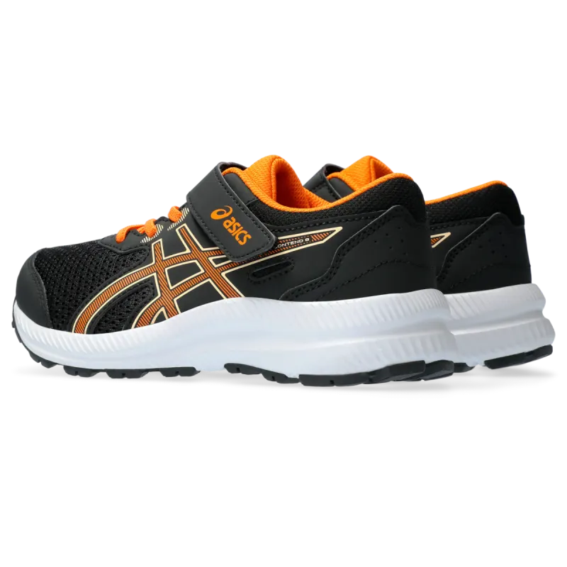 Asics CONTEND 8 PS Black/Bright Orange (1014A258.007)