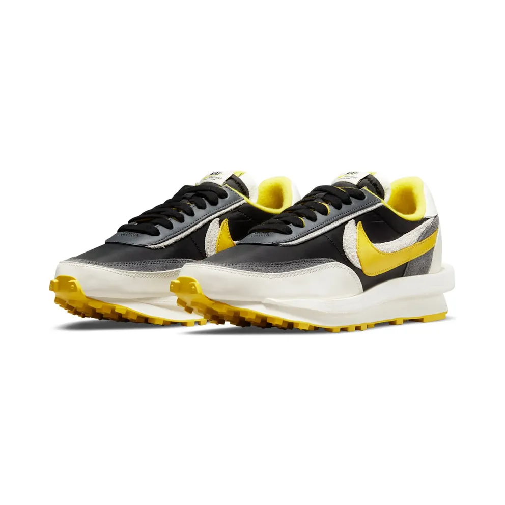 Nike x sacai UNDERCOVER LDWaffle Black Bright Citron (DJ4877-001)