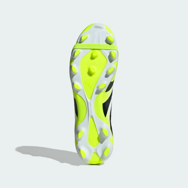 adidas Predator Pro Fold-Over Tongue MG Cloud White Core Black Lucid Lemon (JS4074)
