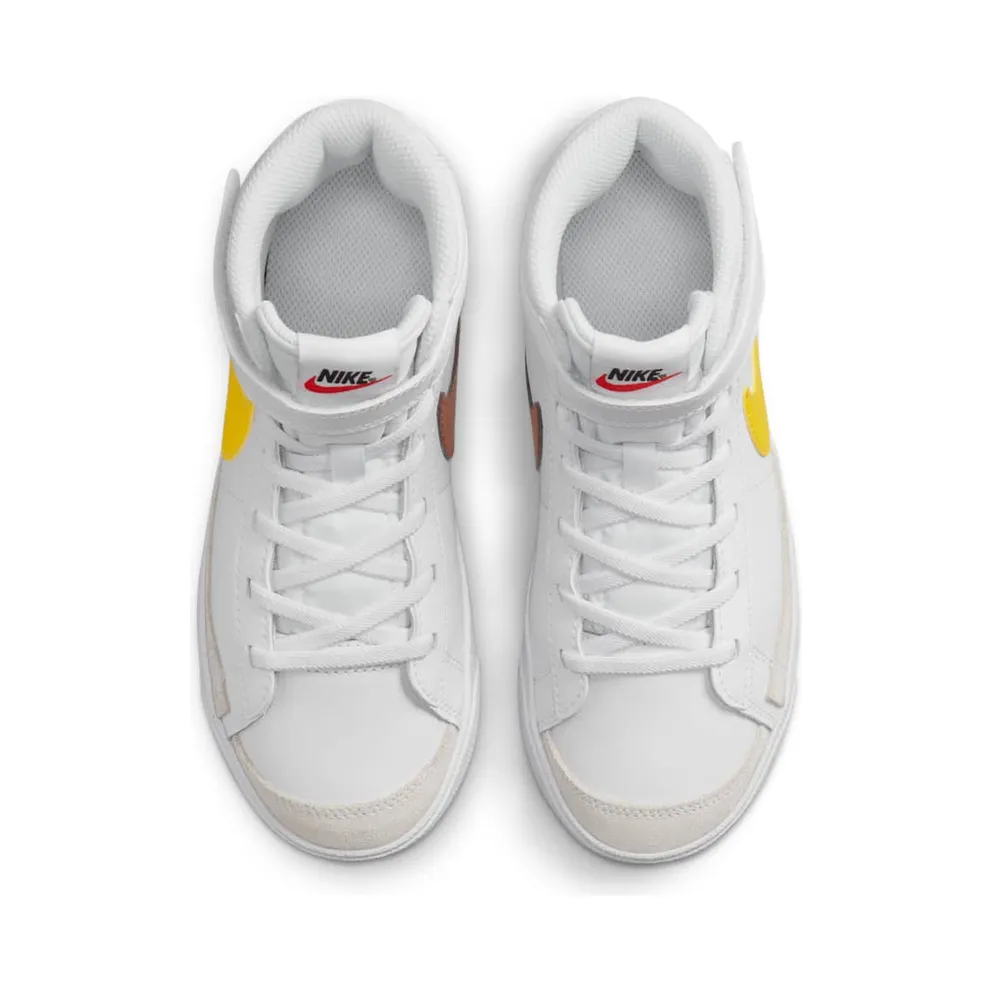 Nike Blazer Mid ’77 “White / Pecan / Vivid Sulphur” (DA4087-103)