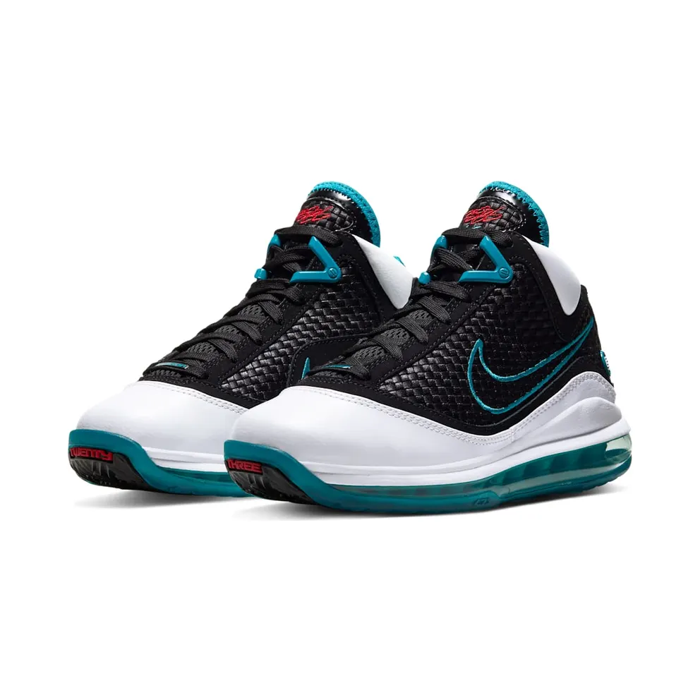 Nike LeBron 7 NFW Red Carpet 2019 (GS) White/Black-Glass Blue-Challenge Red (CT3794-100)