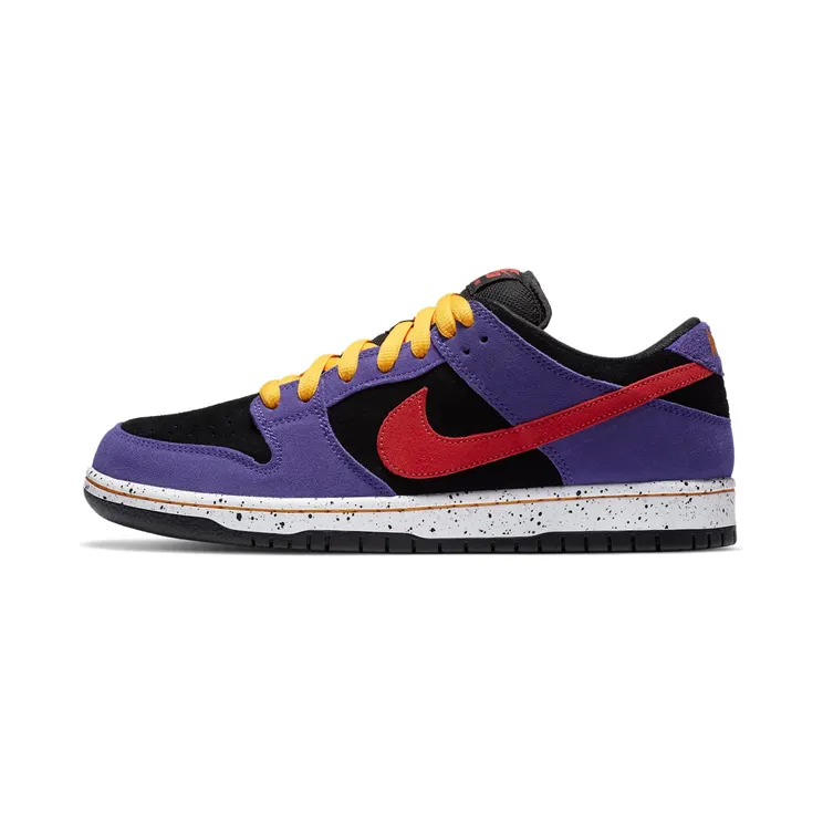 Nike SB Dunk Low ‘ACG’ (2020) “Black / Varsity Purple / Taxi / Sunburst” (BQ6817-008)