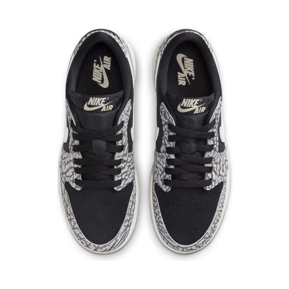Air Jordan 1 Low GS “Elephant Print” (CZ0858-001)