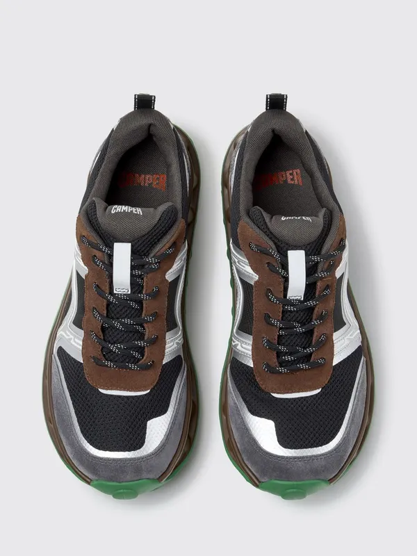 Camper Pelotissima Bicolor Abstract Design Leather and Nubuck Multicolor (K101134-002PELOTISSIMA0)