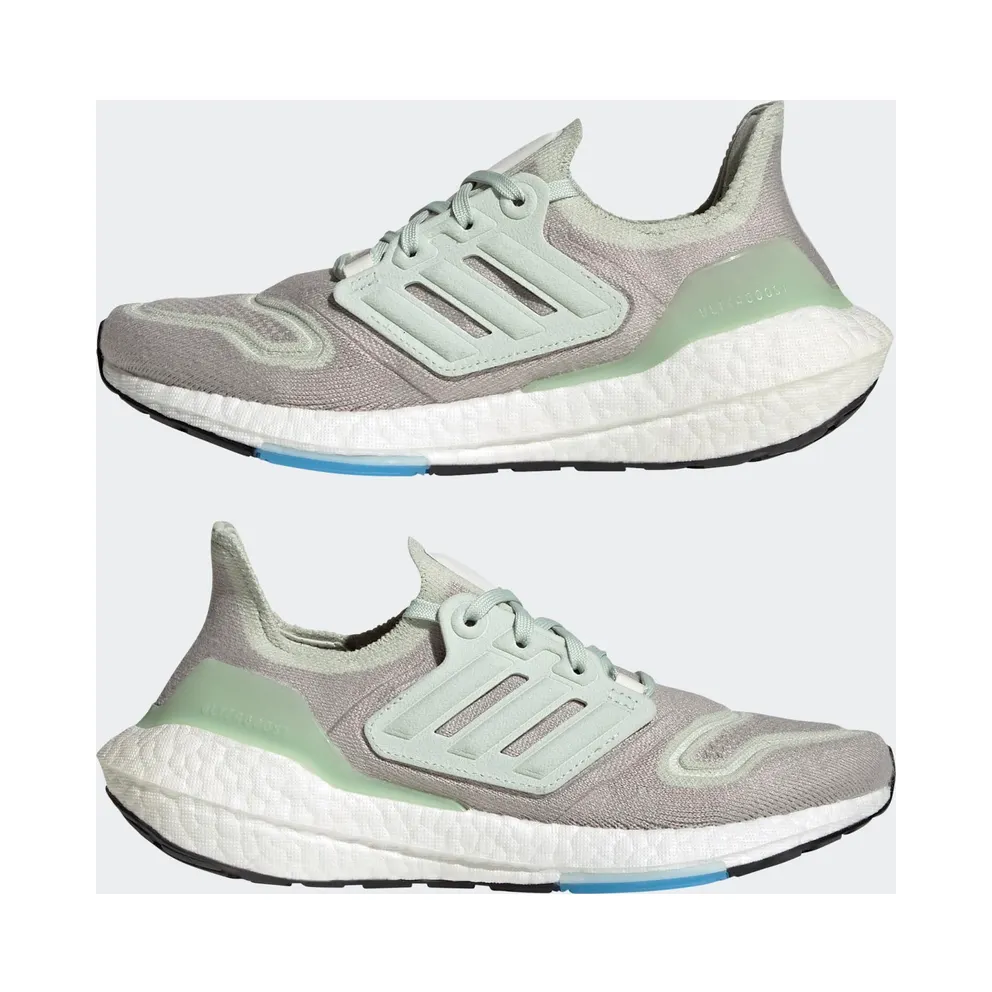 Adidas Ultraboost 22 Metal Grey / Linen Green / Off White (GY7285)