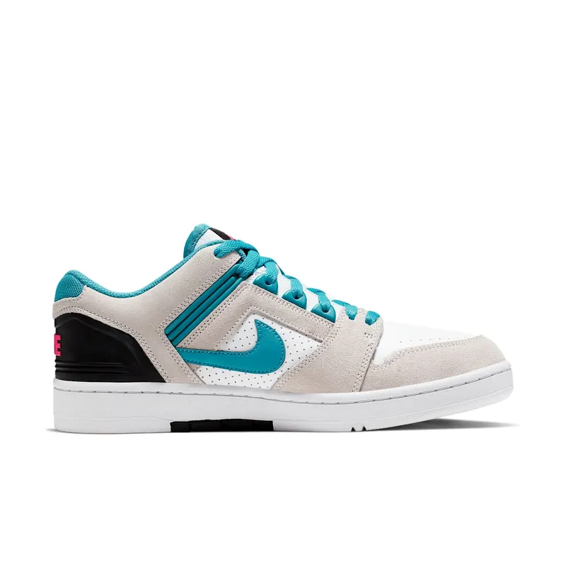 Nike SB Air Force 2 Low South Beach White/Teal Nebula-Black-Pink Flash (AO0300-101)
