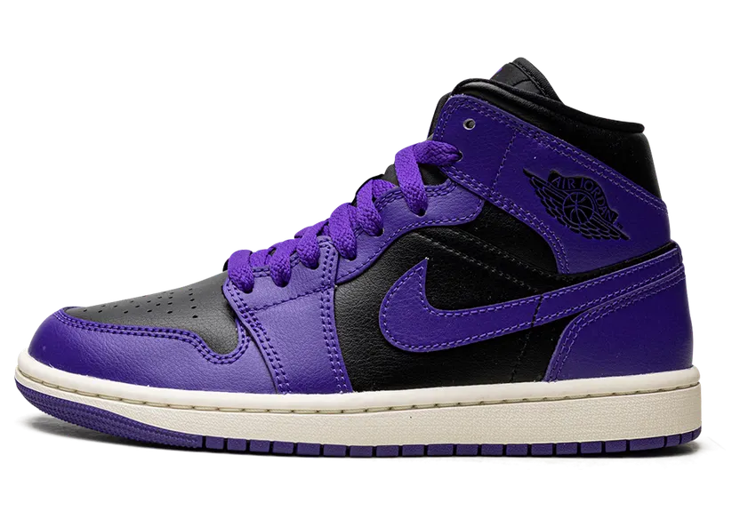 Jordan 1 MID “Black/Purple” (BQ6472-051)