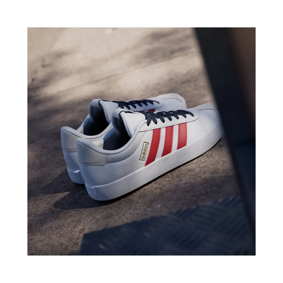 Adidas VL Court 3.0 Cloud White / Better Scarlet / Team Navy Blue 2 (IF4464)