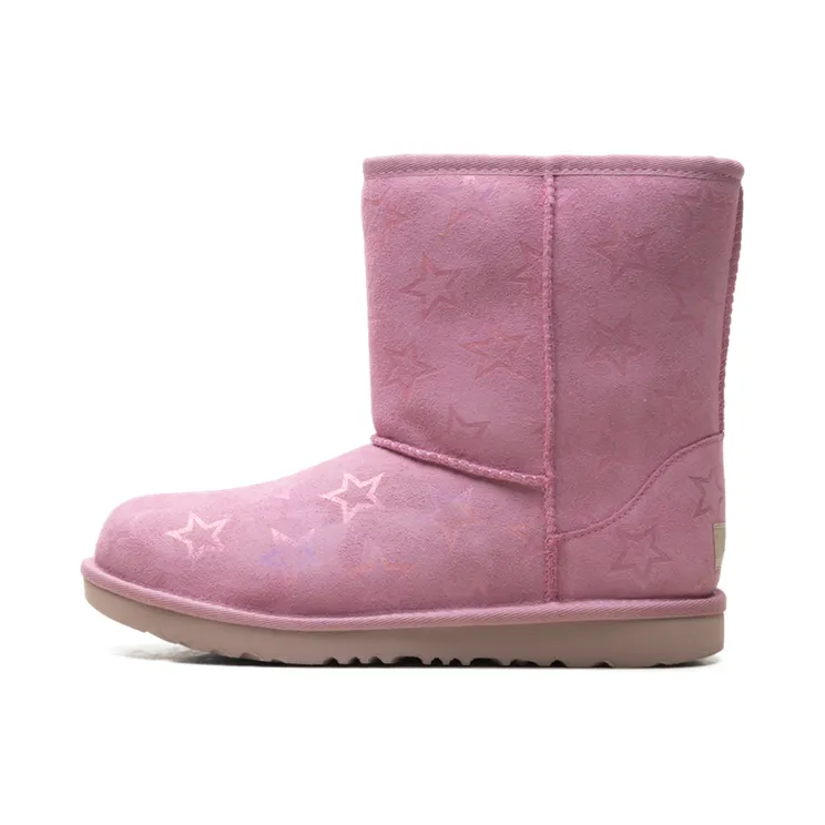 Ugg Classic II Iridescent Stars Boot GS “Dusty Orchid Pink Iridescent” (1157712K-DDP)