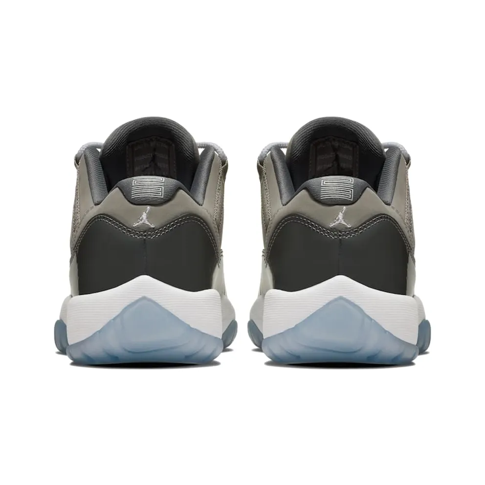 Jordan 11 Retro Low Cool Grey (GS) Medium Grey/White-Gunsmoke (528896-003)