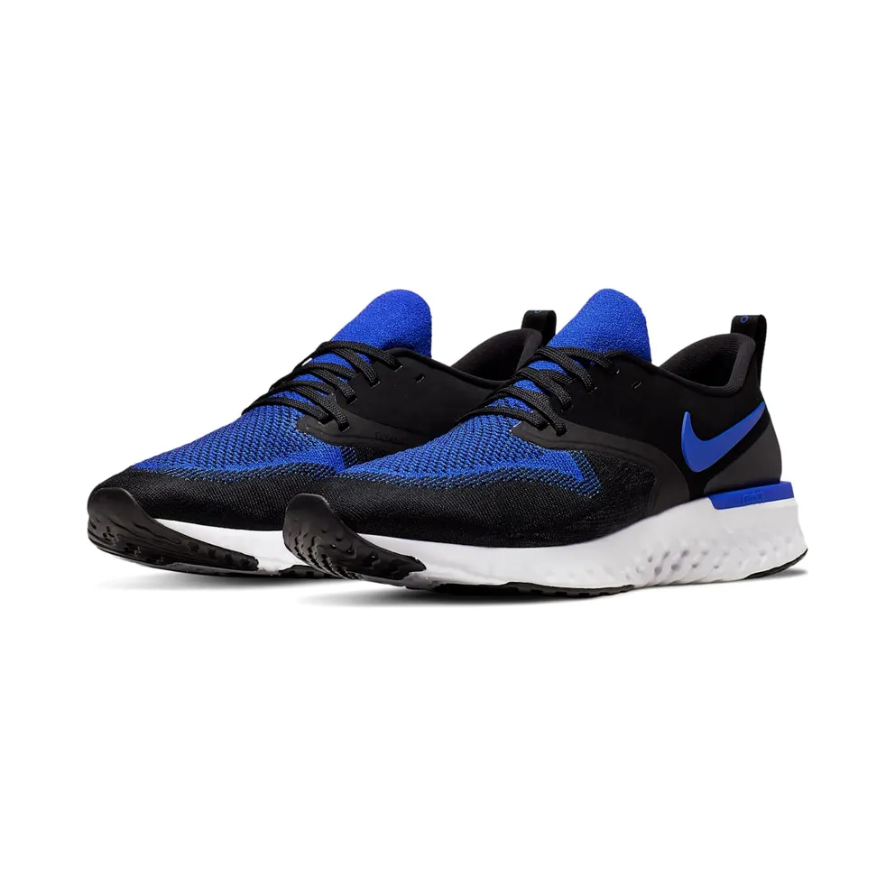 Nike Odyssey React 2 Flyknit Black Racer Blue (AH1015-011)