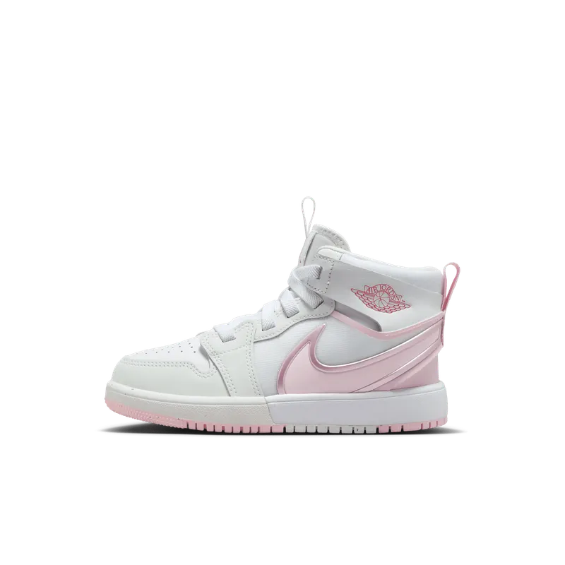 Jordan 1 Mid RM EasyOn White Fire Red Pink Foam (FQ1282-101)