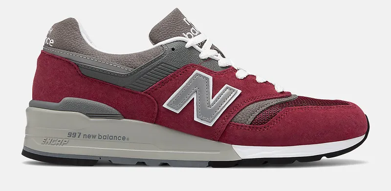New Balance 997 MiUSA Burgundy Grey (M997BR)