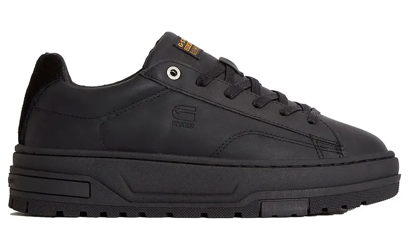 G-star – Stijlvolle Zwarte Sneaker met Comfort – Dames – Schoenen – Zwart (D25797-01-990)