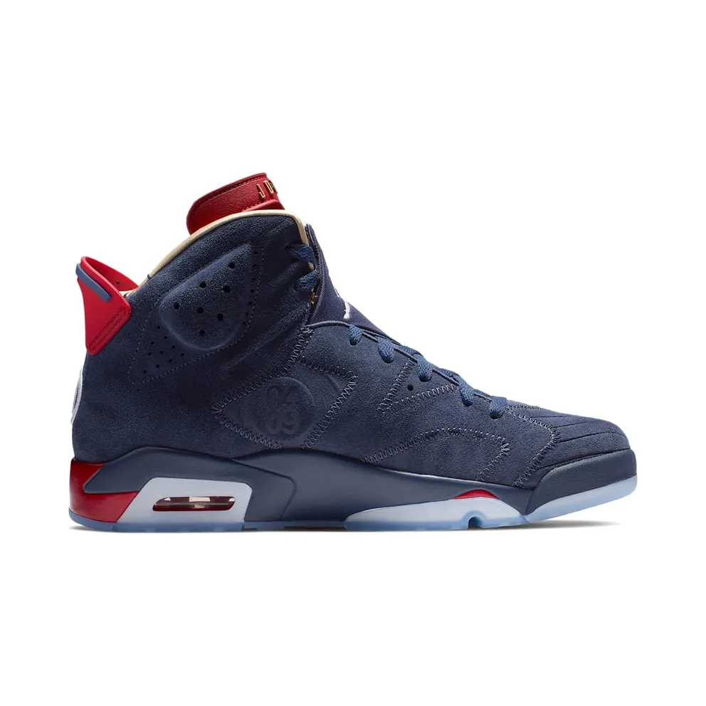 Jordan 6 Retro Doernbecher 15th Anniversary Midnight Navy/White-Varsity Red-Metallic Gold (CI6293-416)