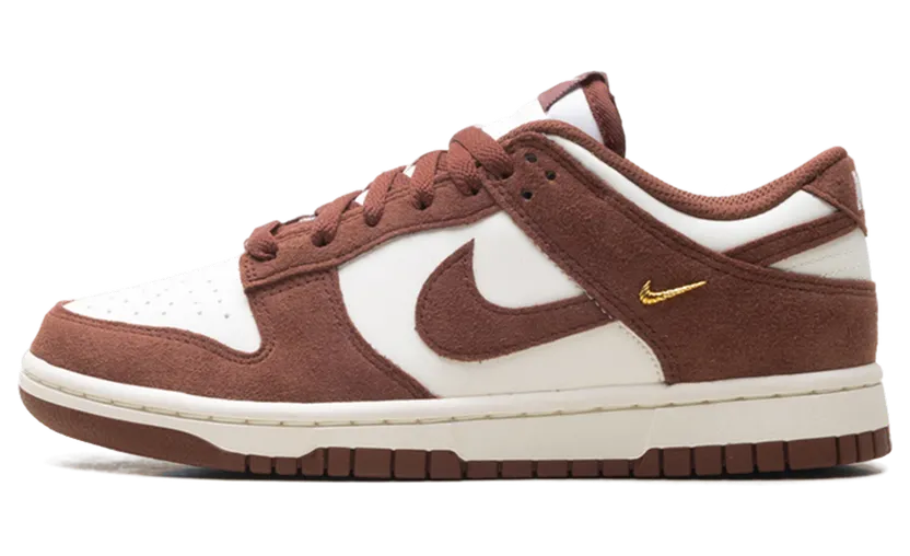 Nike Dunk Low “Red Sepia Gold Mini Swoosh” (IB4417-104)