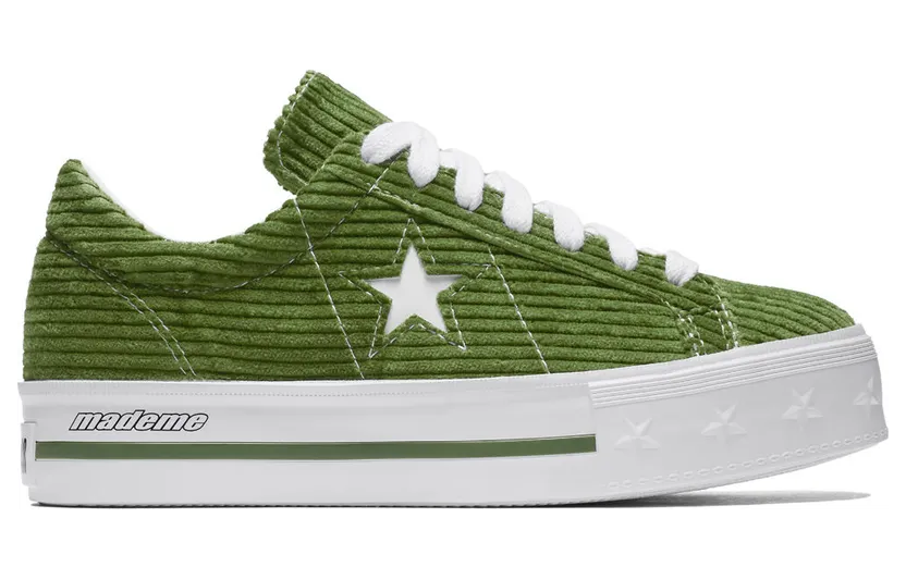 Converse One Star Platform Ox MadeMe Garden Green (W) (561392C)